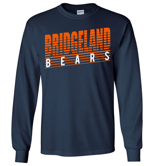 Bridgeland High School Bears Navy Long Sleeve T-shirt 32