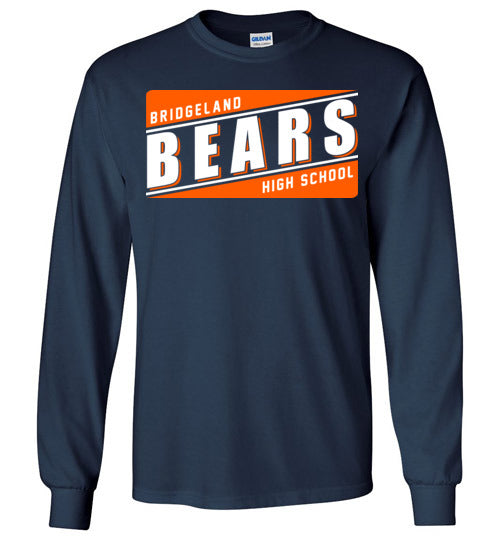 Bridgeland High School Bears Navy Long Sleeve T-shirt 84