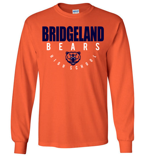 Bridgeland High School Bears Orange Long Sleeve T-shirt 12