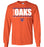 Grand Oaks High School Grizzlies Orange Long Sleeve T-shirt 07