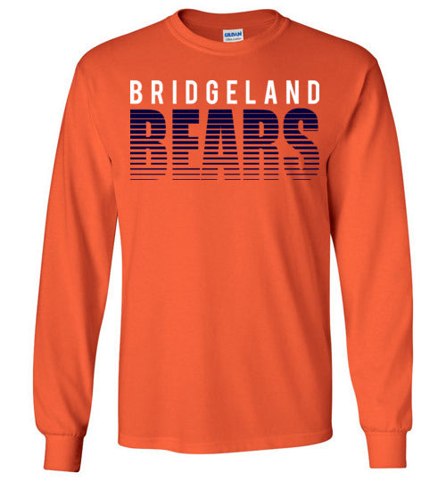 Bridgeland High School Bears Orange Long Sleeve T-shirt 24