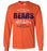 Bridgeland High School Bears Orange Long Sleeve T-shirt 34