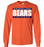 Bridgeland High School Bears Orange Long Sleeve T-shirt 98