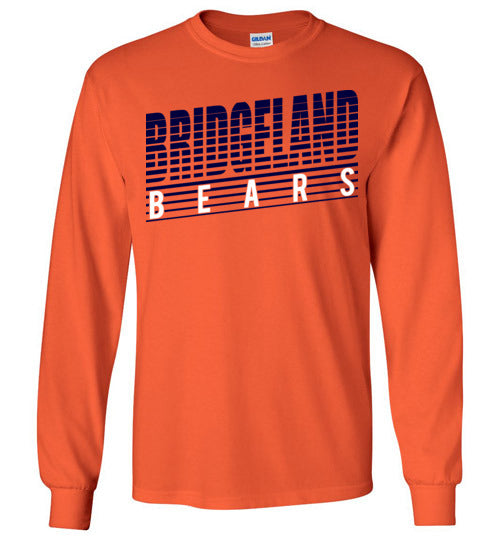 Bridgeland High School Bears Orange Long Sleeve T-shirt 32