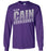 Klein Cain High School Hurricanes Purple Long Sleeve T-shirt 32