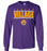 Jersey Village High School Falcons Purple Long Sleeve T-shirt 07