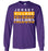 Jersey Village High School Falcons Purple Long Sleeve T-shirt 35