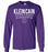 Klein Cain Hurricanes - Design 03 - Purple Long Sleeve T-shirt