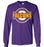 Jersey Village High School Falcons Purple Long Sleeve T-shirt 11