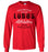 Langham Creek High School Lobos Red Long Sleeve T-shirt 34