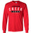 Langham Creek High School Lobos Red Long Sleeve T-shirt 21