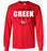 Langham Creek High School Lobos Red Long Sleeve T-shirt 12