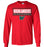 The Woodlands High School Highlanders Red Long Sleeve T-shirt 49