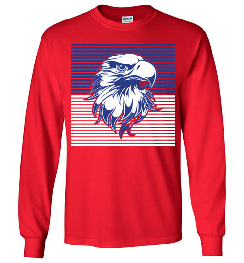 Oak Ridge High School War Eagles Red Long Sleeve T-shirt 27