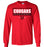 Tomball High School Cougars Red Long Sleeve T-shirt 49