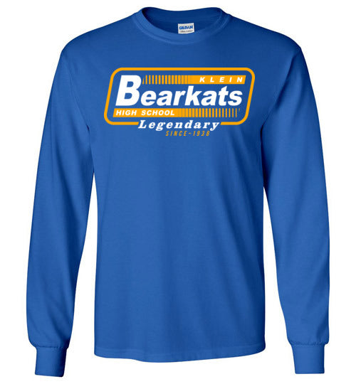 Klein Bearkats - Design 10 - Royal Blue Long Sleeve T-shirt