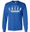 Cypress Creek High School Cougars Royal Blue Long Sleeve T-shirt 21