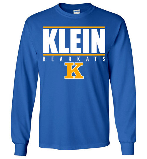 Klein High School Bearkats Royal Blue Long Sleeve T-shirt 07