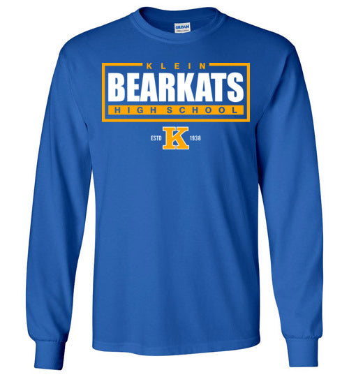 Klein High School Bearkats Royal Blue Long Sleeve T-shirt 49
