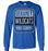 Dekaney High School Wildcats Royal Blue Long Sleeve T-shirt 01