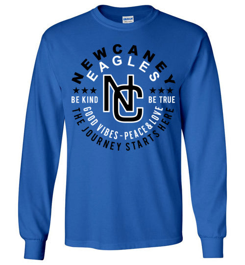 New Caney Eagles High School Royal Long Sleeve T-shirt 16