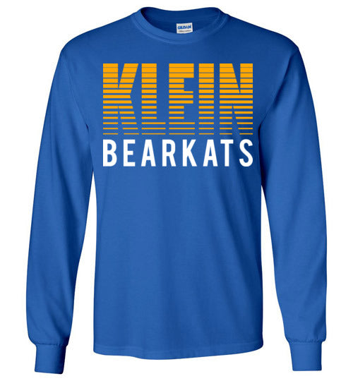 Klein High School Bearkats Royal Blue Long Sleeve T-shirt 24