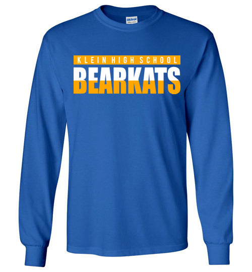 Klein High School Bearkats Royal Blue Long Sleeve T-shirt 25