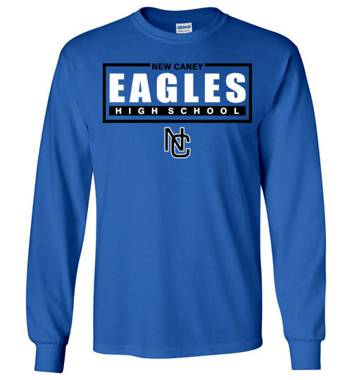 New Caney Eagles High School Royal Long Sleeve T-shirt 49