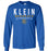 Klein Bearkats - Design 03 - Royal Blue Long Sleeve T-shirt