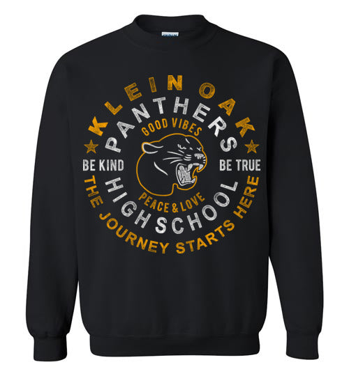 Klein Oak High School Panthers Black Sweatshirt 16