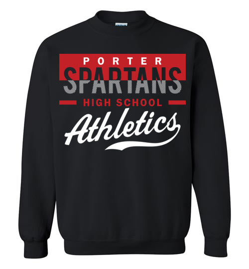 Porter High School Spartans Black Sweatshirt 48