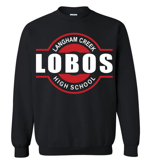 Langham Creek High School Lobos Black Sweatshirt 11