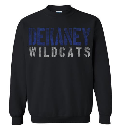 Dekaney High School Wildcats Black Sweatshirt 17