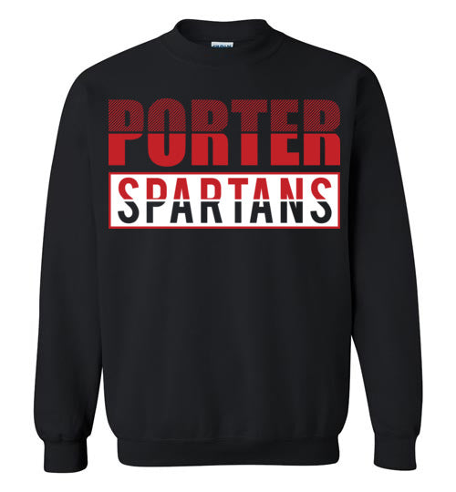Porter High School Spartans Black Sweatshirt 31