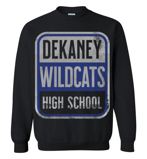 Dekaney High School Wildcats Black Sweatshirt 01