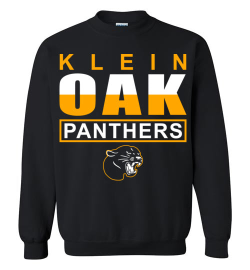 Klein Oak High School Panthers Black Sweatshirt 29