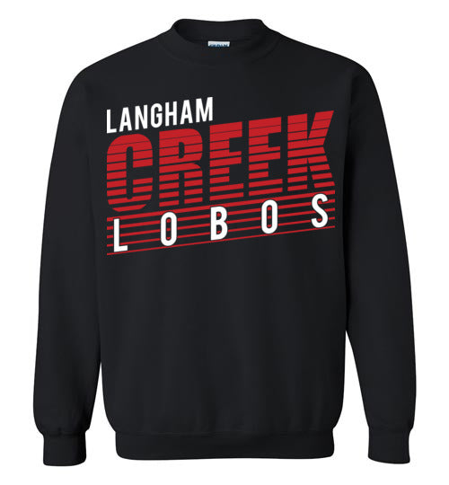 Langham Creek High School Lobos Black Sweatshirt 32