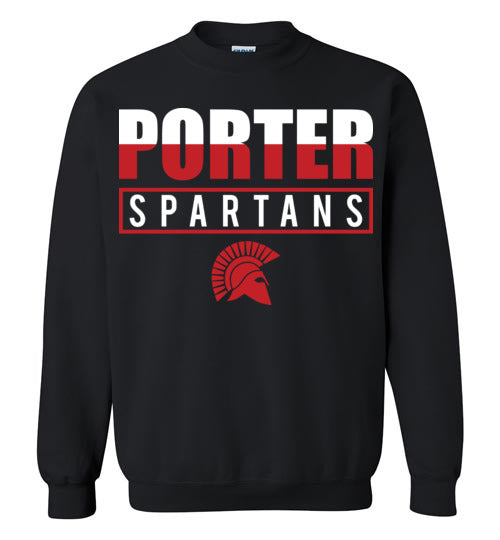 Porter High School Spartans Black Sweatshirt 29