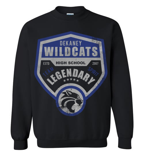 Dekaney High School Wildcats Black Sweatshirt 14