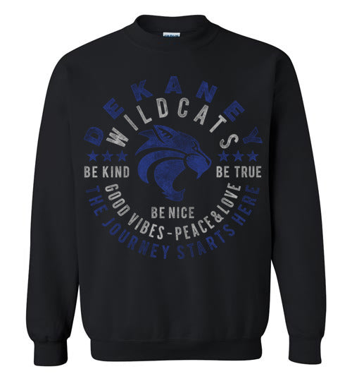 Dekaney High School Wildcats Black Sweatshirt 16