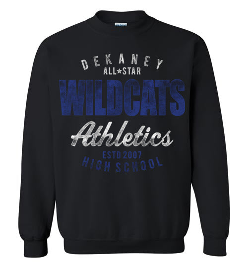Dekaney High School Wildcats Black Sweatshirt 34
