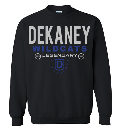 Dekaney High School Wildcats Black Sweatshirt 03