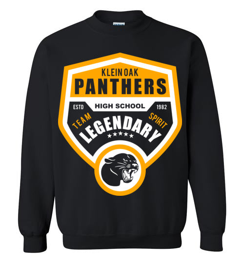 Klein Oak High School Panthers Black Sweatshirt 14