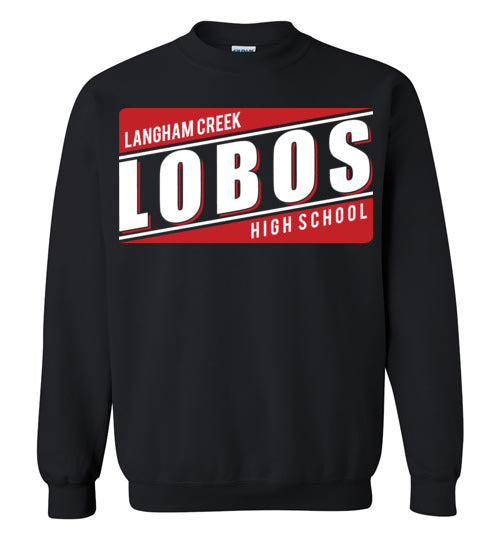 Langham Creek High School Lobos Black Sweatshirt 84