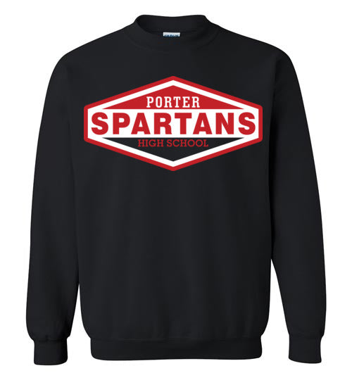 Porter High School Spartans Black Sweatshirt 09