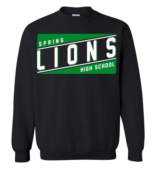 Spring High School Lions Black Sweatshirt 84