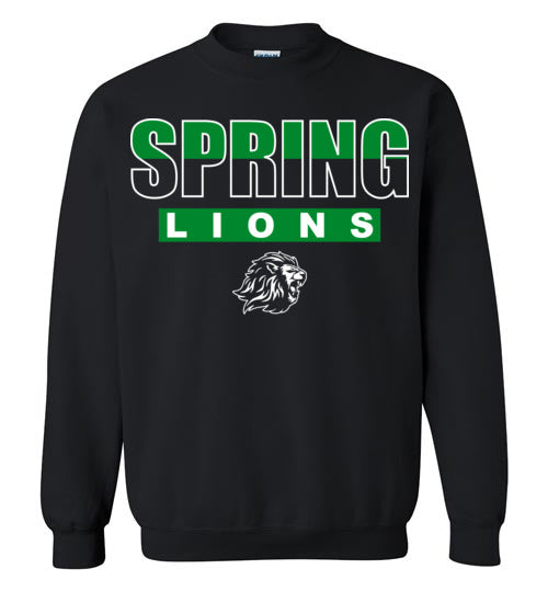 Spring High School Lions Black Sweatshirt 23