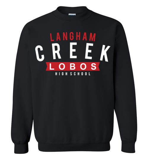 Langham Creek High School Lobos Black Sweatshirt 21