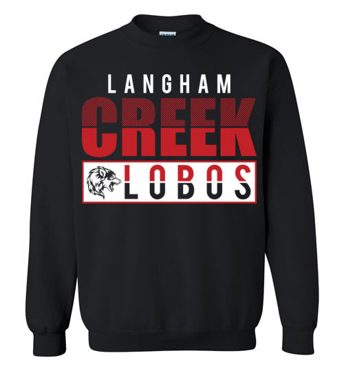 Langham Creek High School Lobos Black Sweatshirt 31