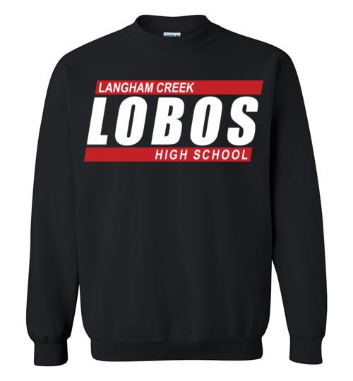 Langham Creek High School Lobos Black Sweatshirt 72